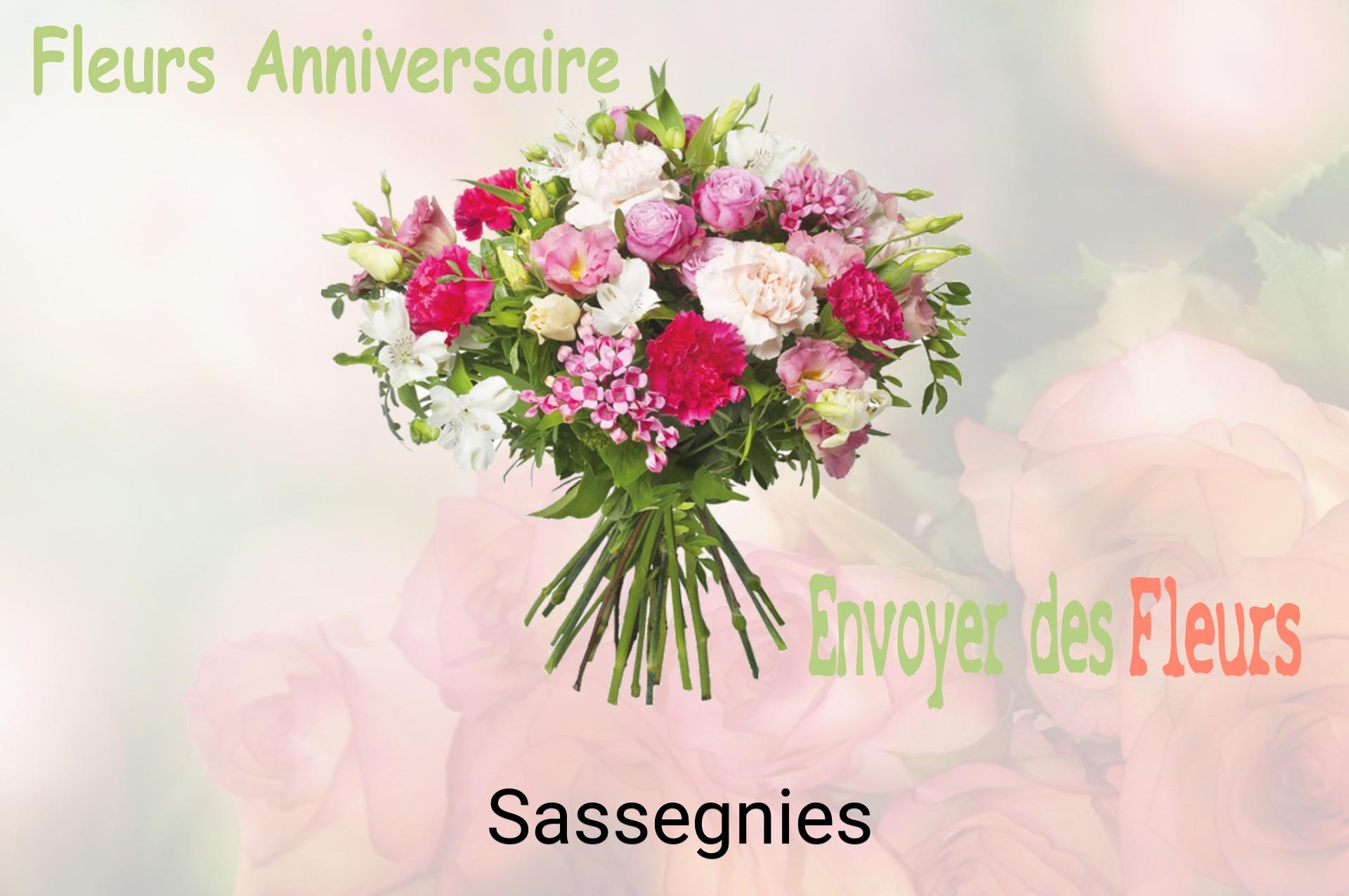 Bouquet de fleurs d’anniversaire livré à Sassegnies